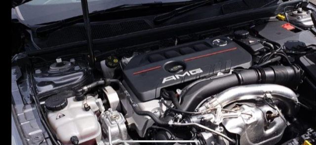 mercedes benz a35 amg engine bay 