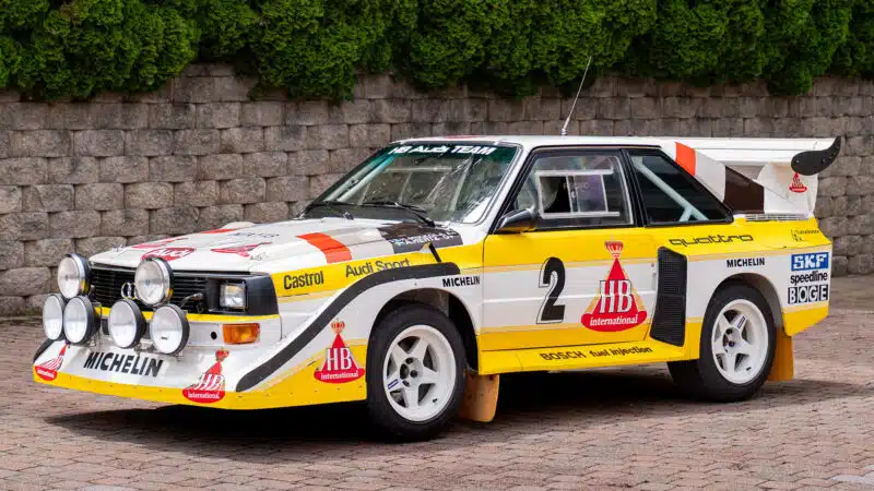 Audi Sport quattro S1 rally car