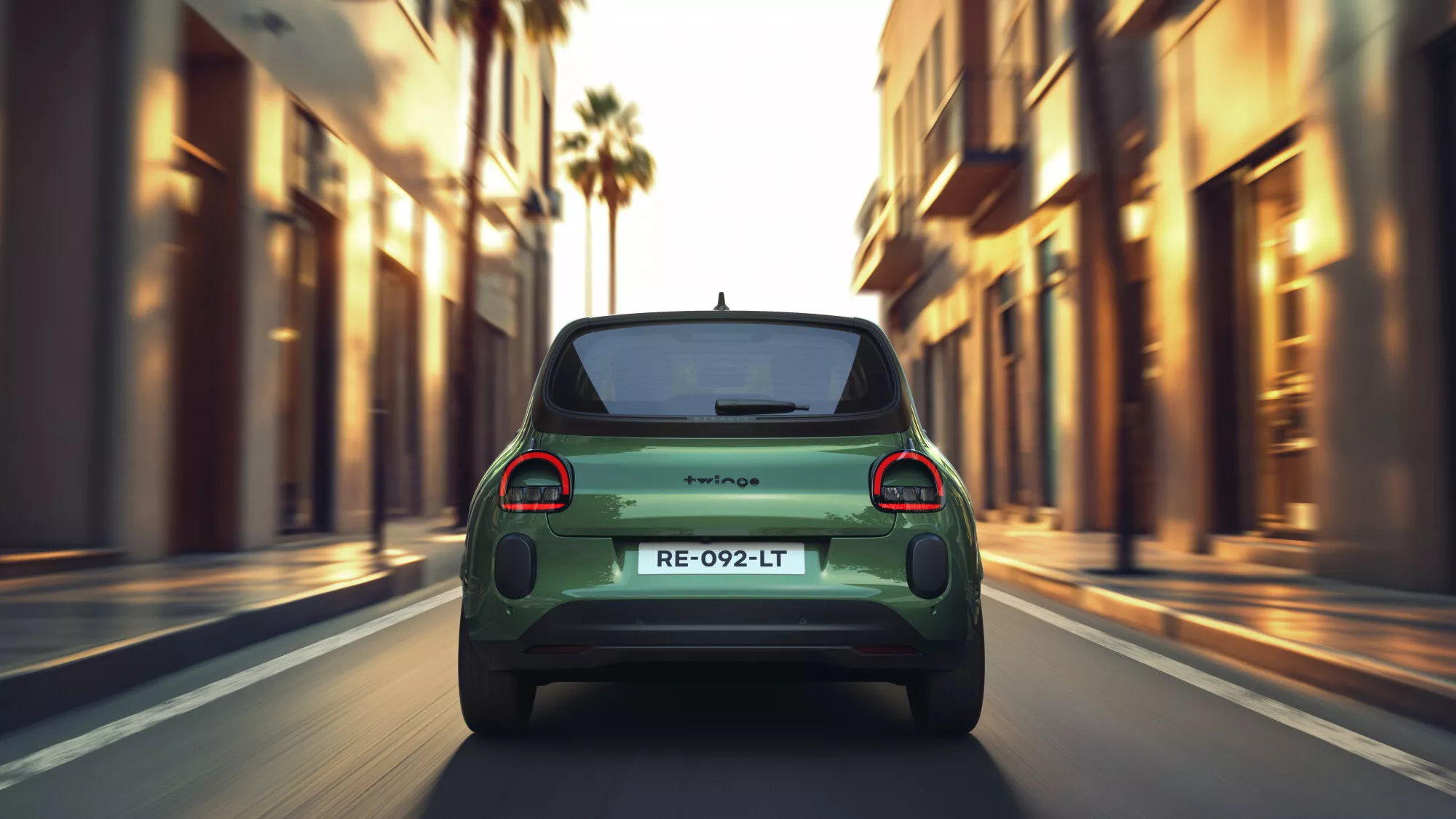 New Renault Twingo E-Tech electric rear view
