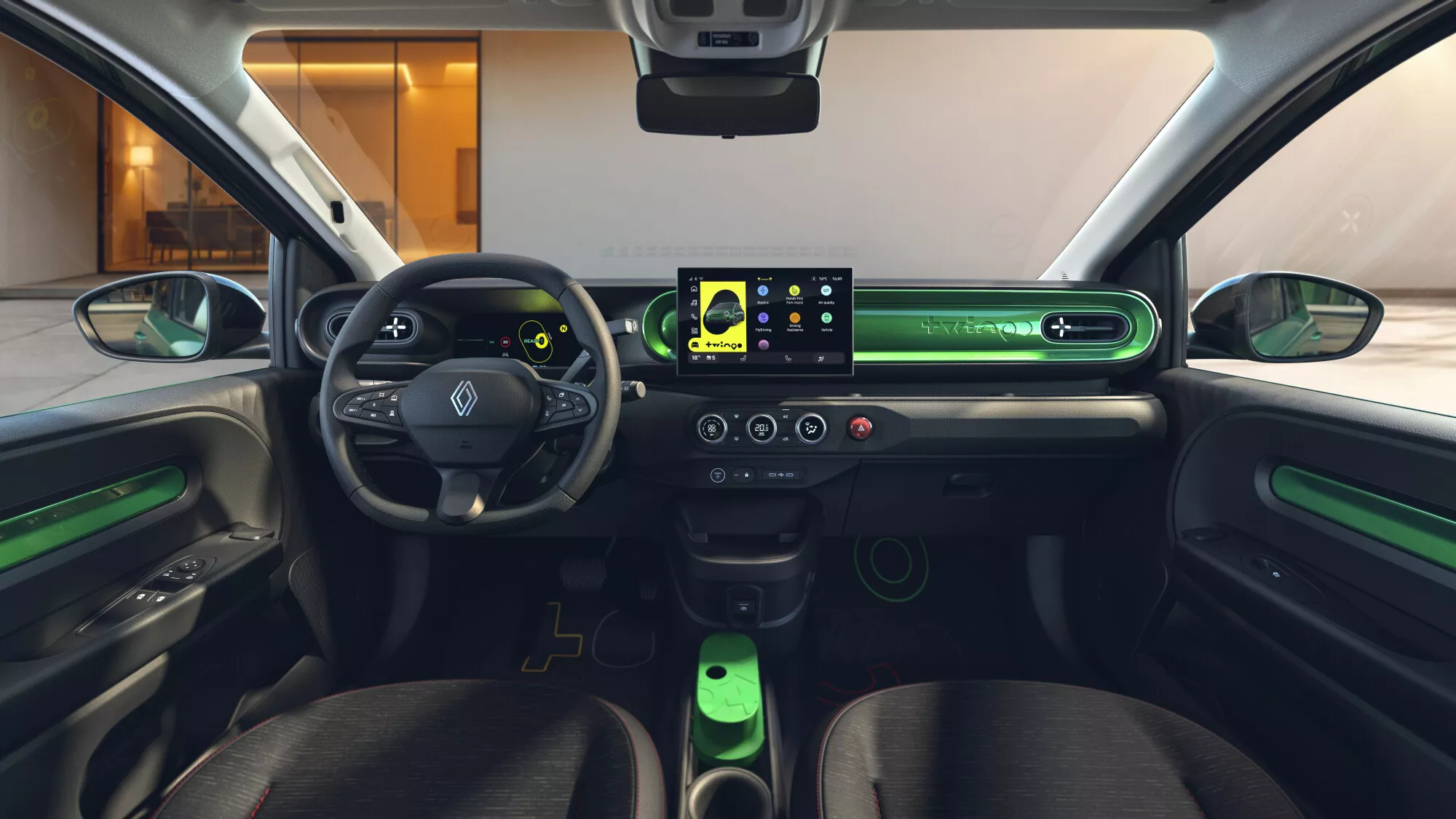 Interior of the new Renault Twingo E-Tech electric
